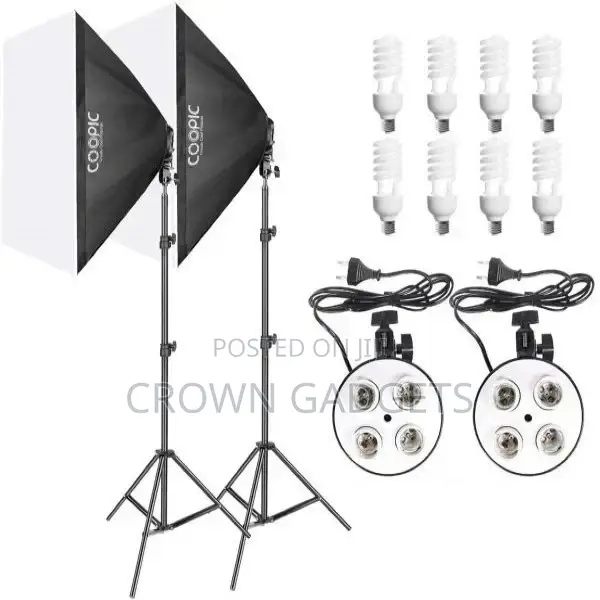Softbox 50*70cm Diffuser 4 in 1 Socket E27 Lamp Holder