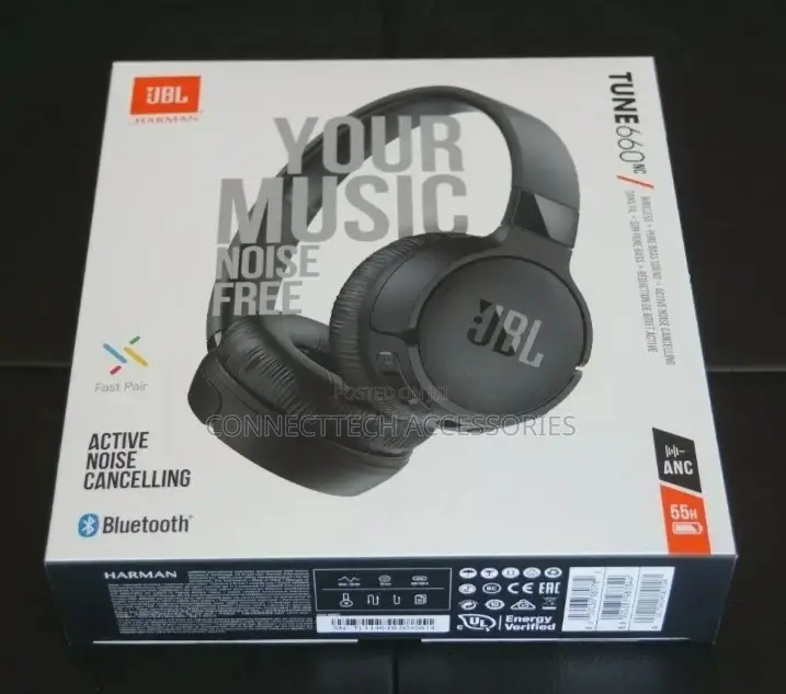 JBL TUNE 660nc Wireless Headphones With Noise Cancellation