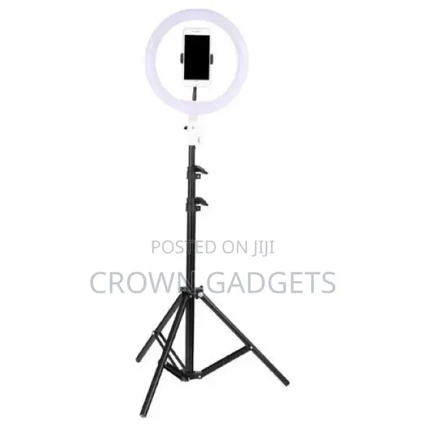 Black Aluminium Tiktok Led 12 Inch Ring Videography Light