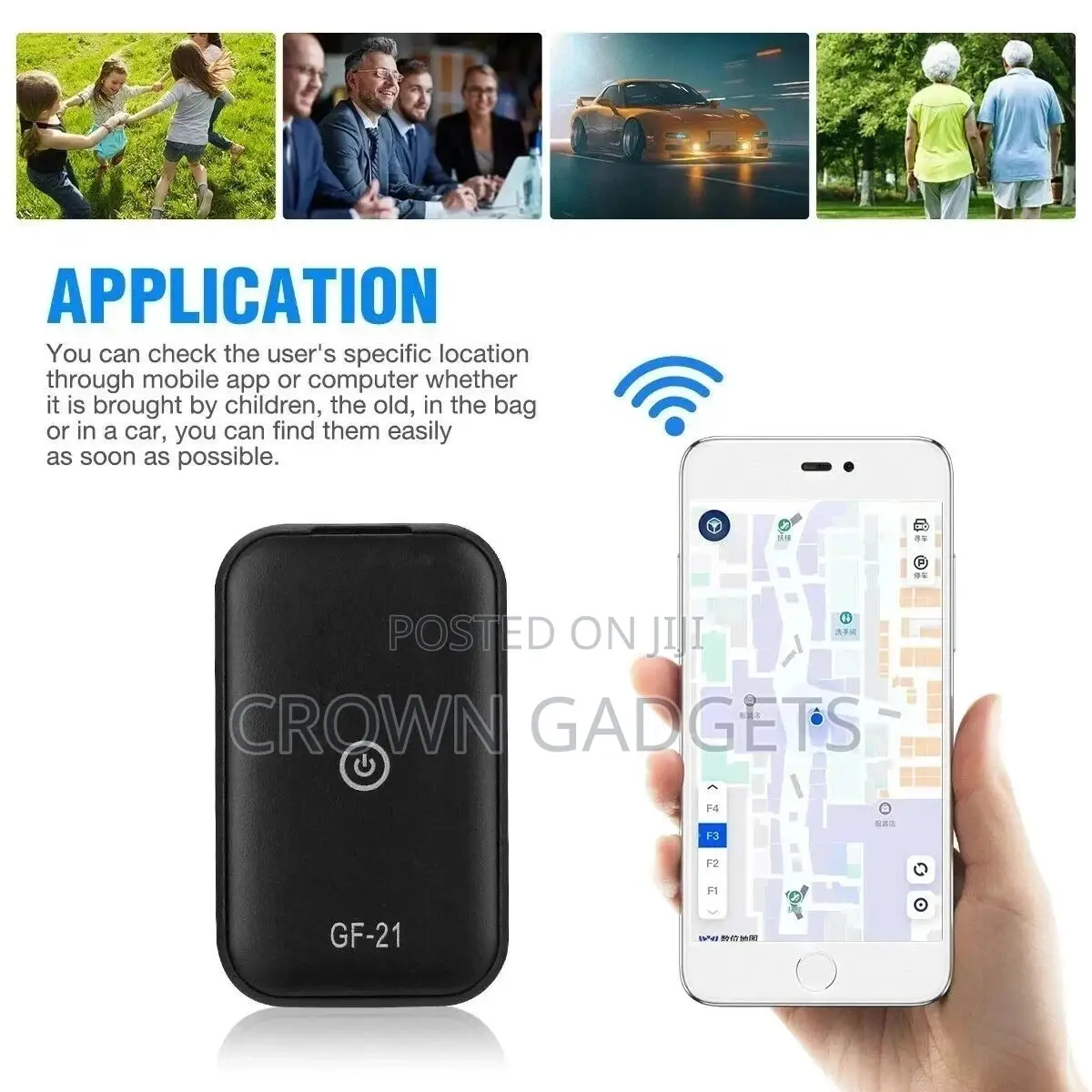 GF21 Magnetic GSM Mini GPS Tracker Real Time