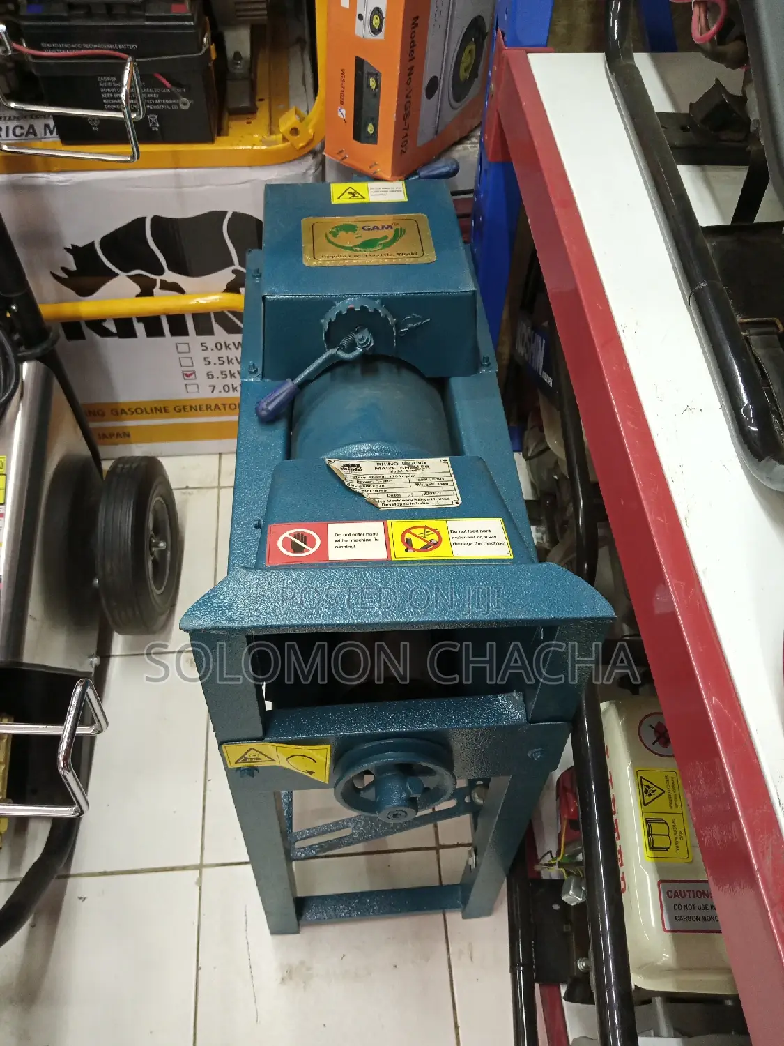 Rhino Brand Maize Sheller 3hp