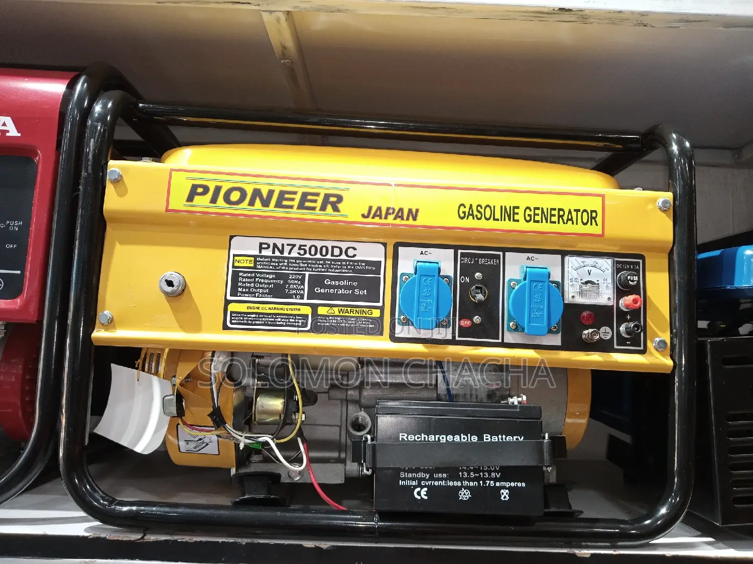Pioneer 7.5kva Generator