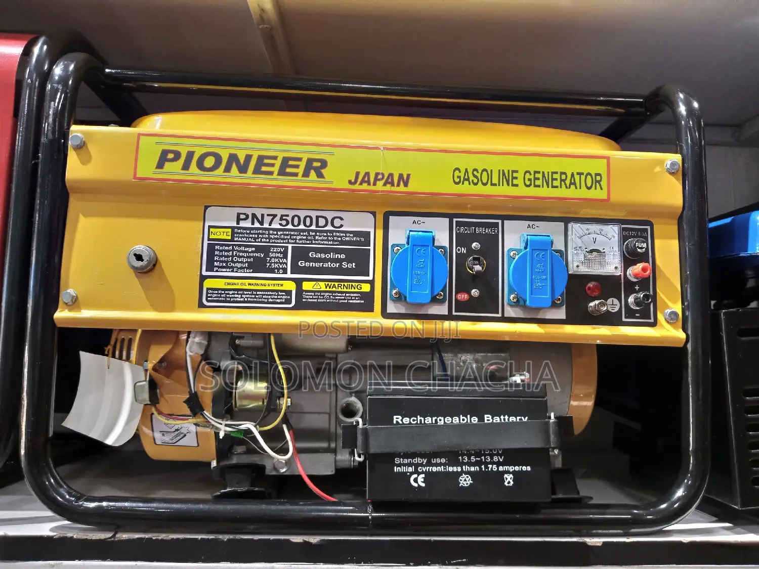 Pioneer 7.5kva Generator