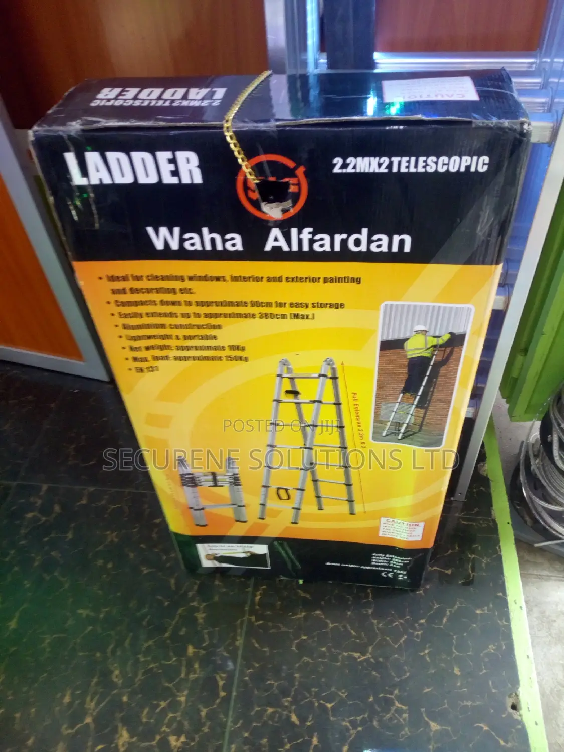 Double Telescopic Ladder 4.4 Meters