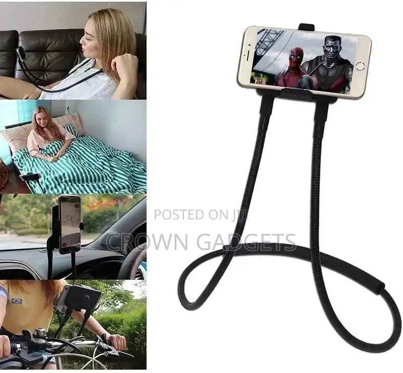 Universal Flexible Lazy Hanging on Neck Phone Holder 360