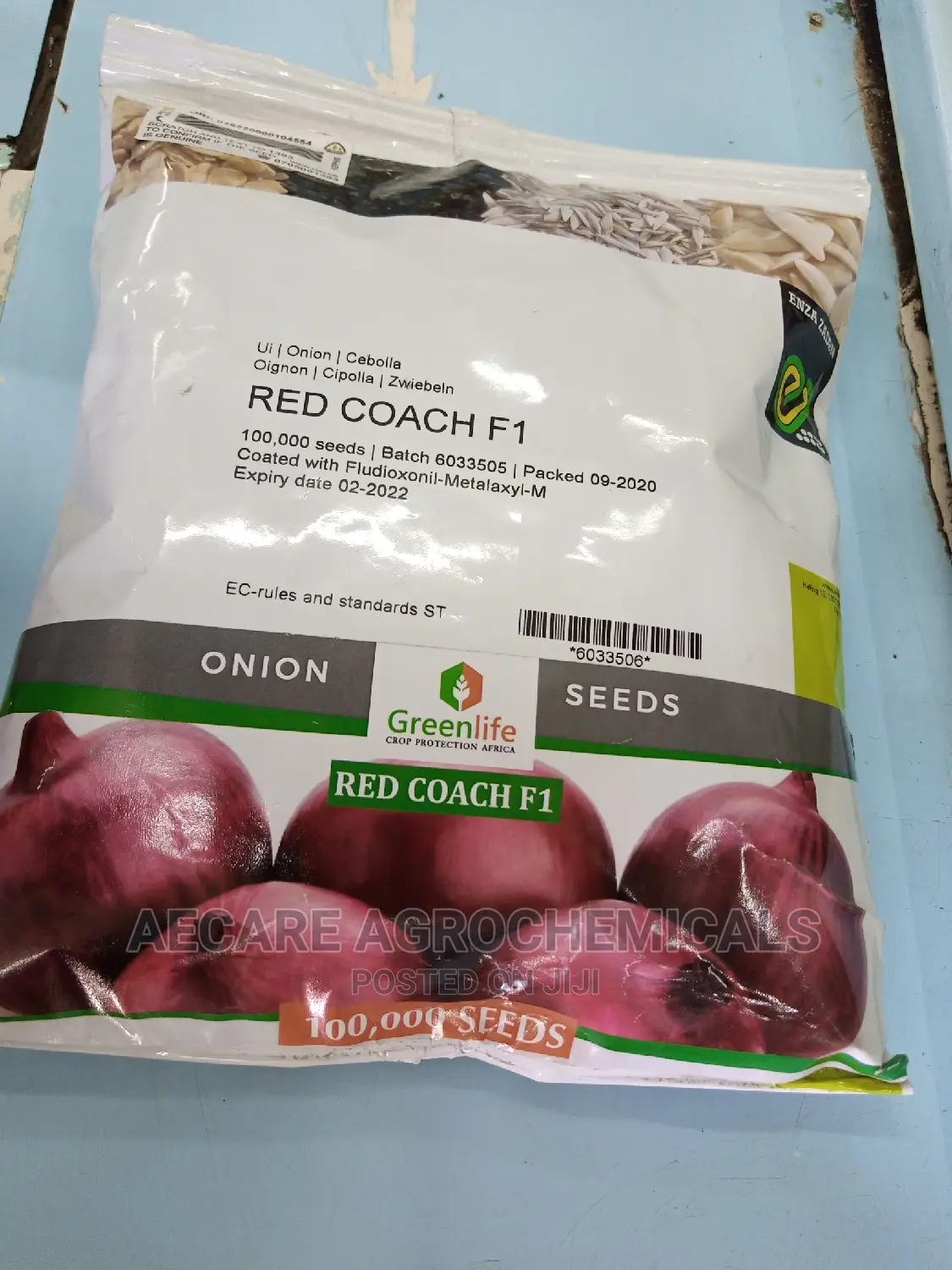 Redcoach F1 Hybrid Onion Seeds 400G