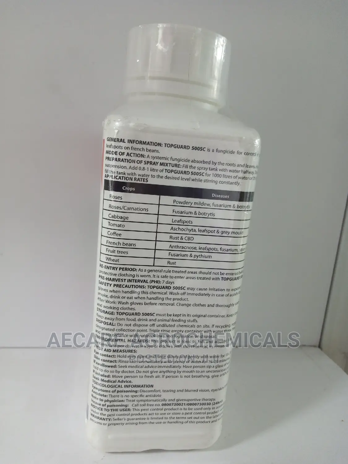 Topguard Fungicide 500sc 1litre