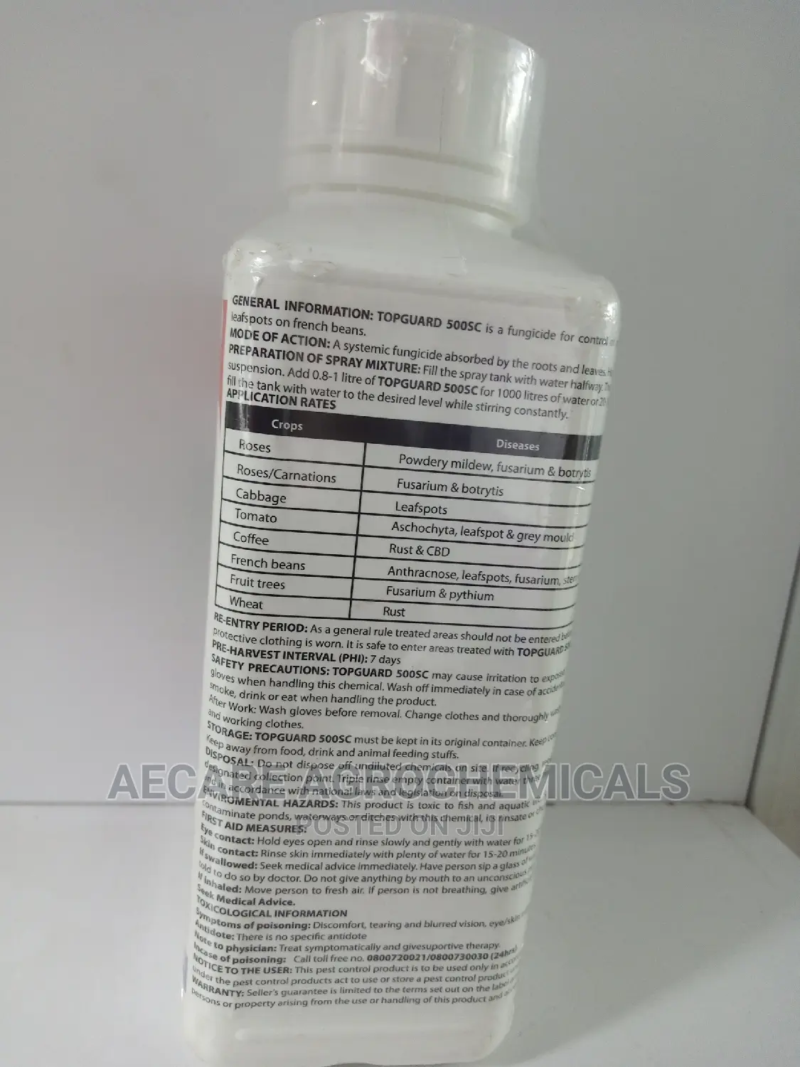 Topguard Fungicide 500sc 1litre