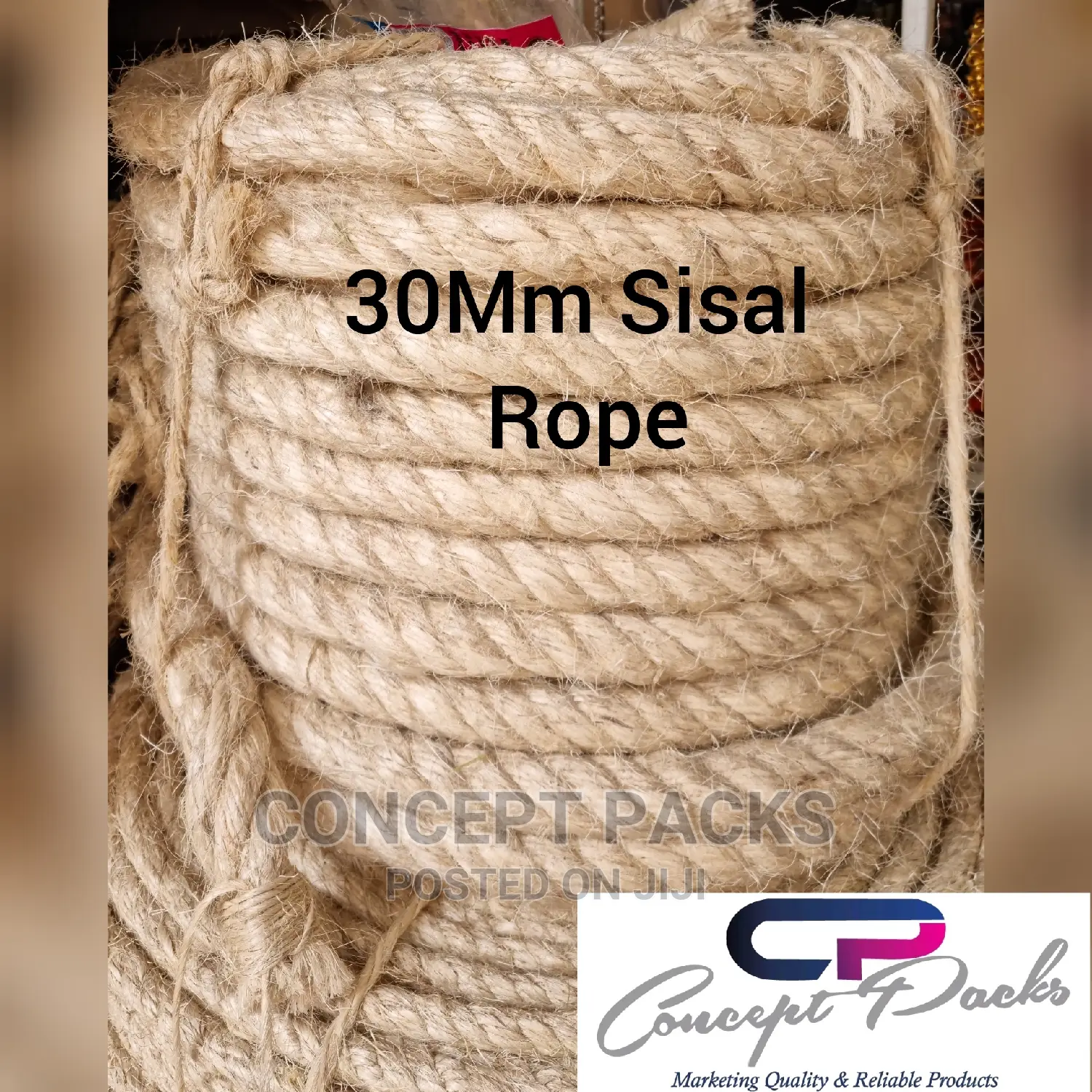 OFFER! 30MM Thick X 10mtrs Sisal Rope. New Quality Rope