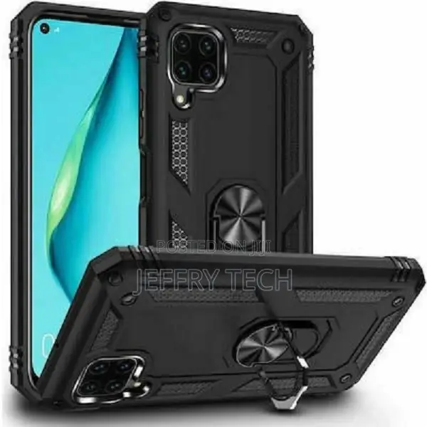 Amoured Shockproof Rugged Case for Nova 7i - Black