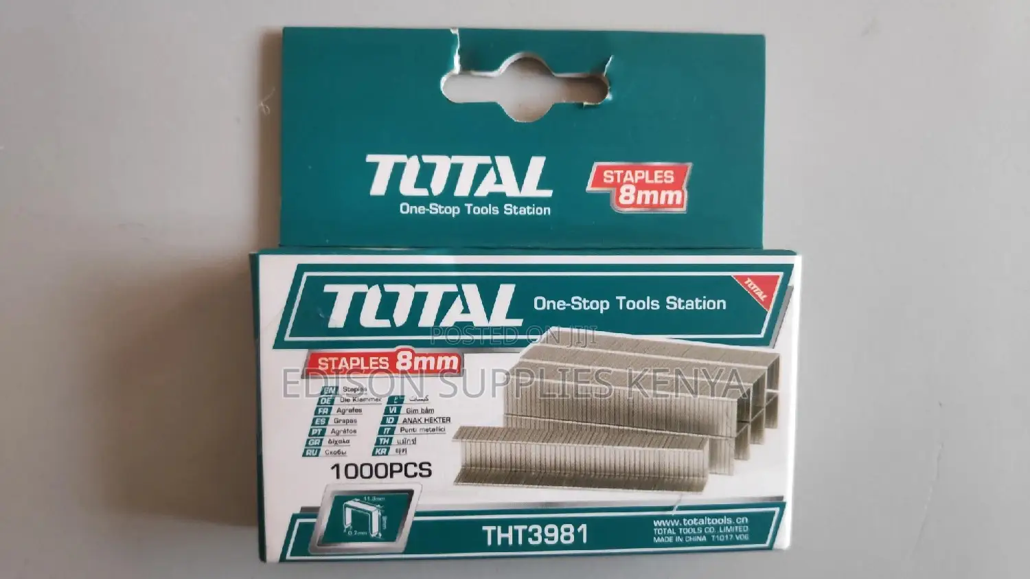 Heavy Duty Staple Gun Pins Total Staple Pins 8mm 10mm 12mm