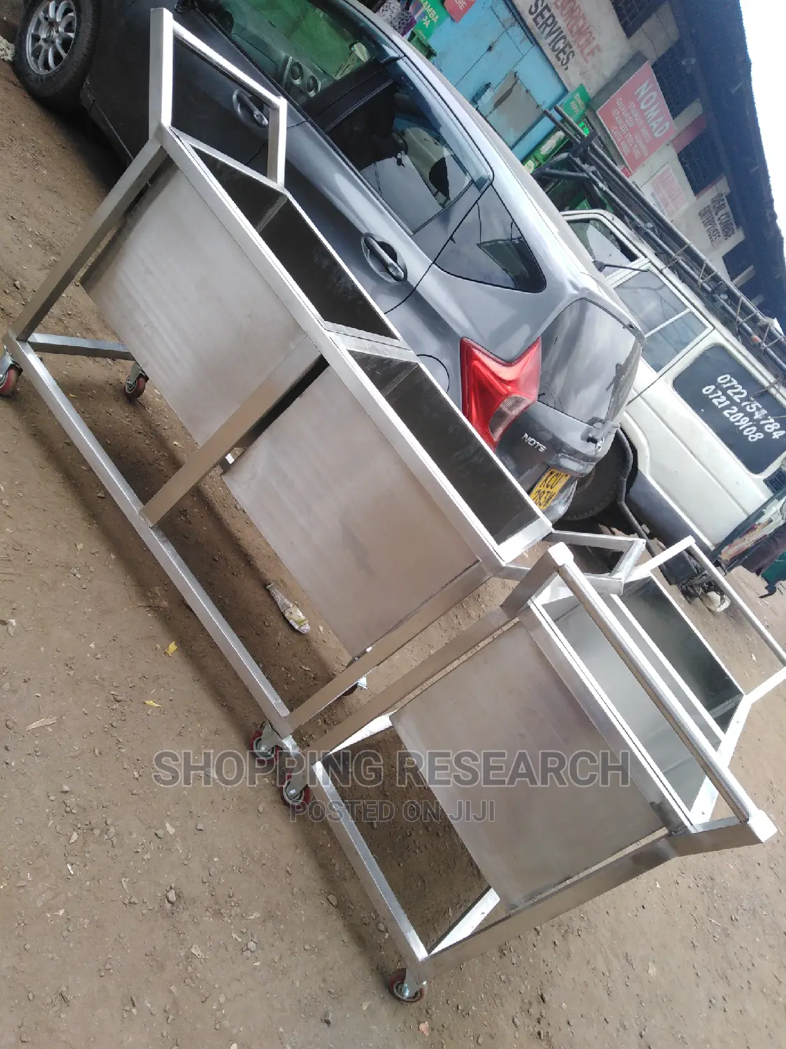 Food Serving Dish Trolley for Institutions-Schools, Colleges