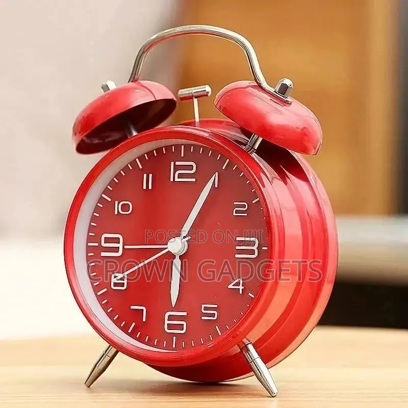 Digital 3D Twin Bell Alarm Clock Loud