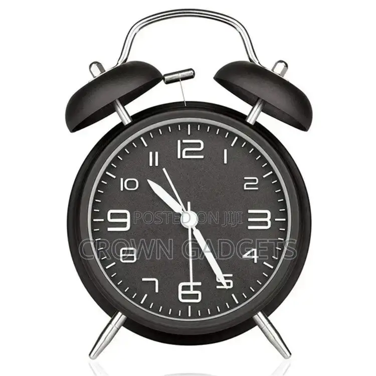 Modern Twin Bell Alarm Table Clock