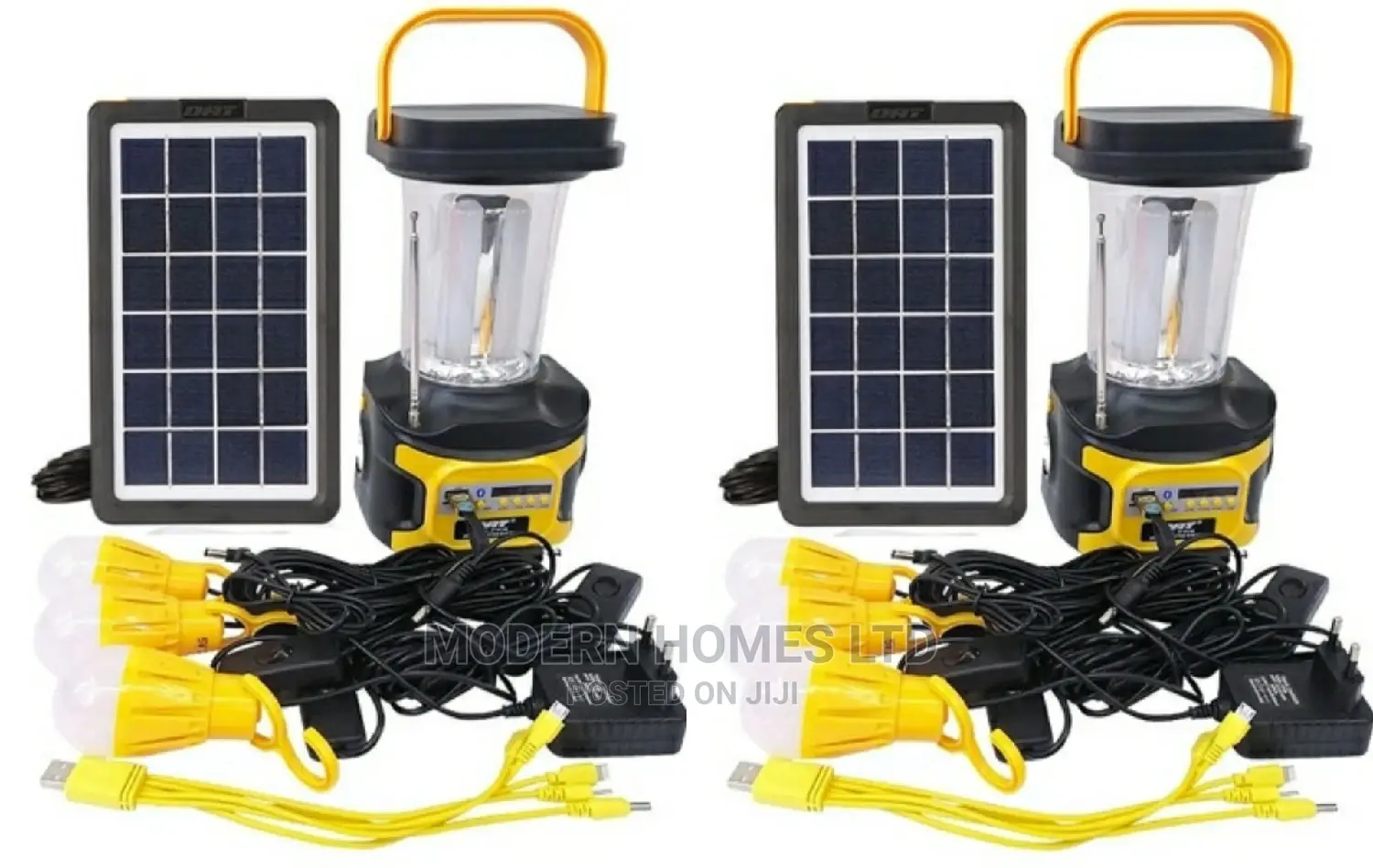 Solar Lights With Bluetooth Radio and Solar Panel