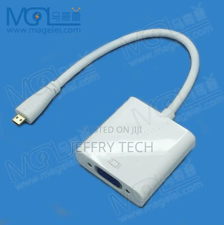25cm 1080P 60hz Micro HDMI to VGA Adapter Converter Cable Ot
