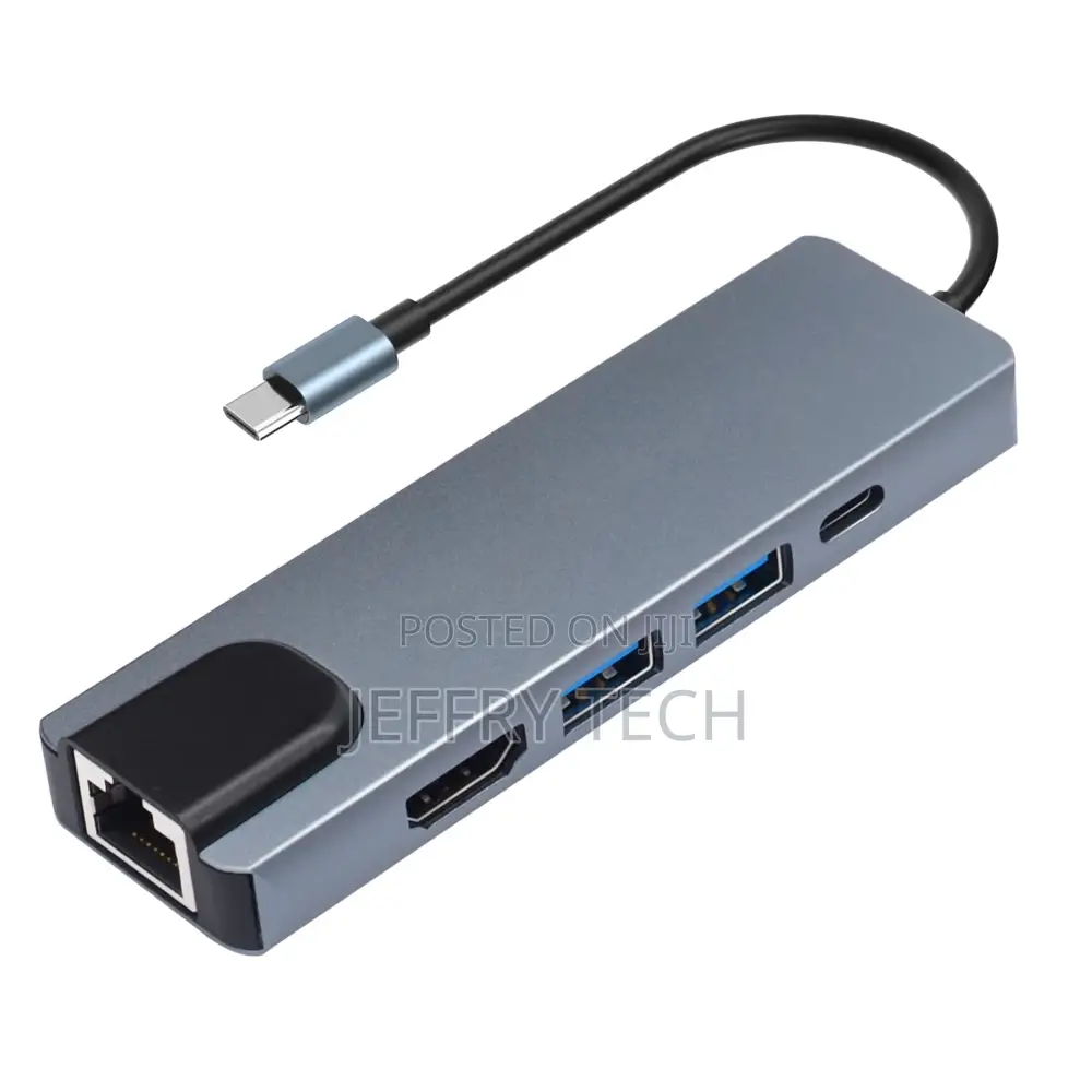 High Quality Type-C Hub 5 in 1 Multiport Dock Station With 4
