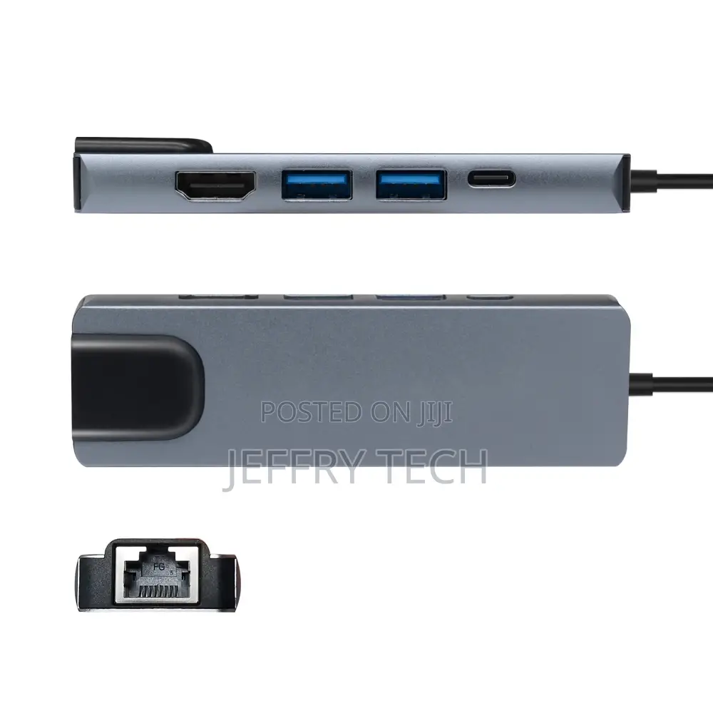 High Quality Type-C Hub 5 in 1 Multiport Dock Station With 4