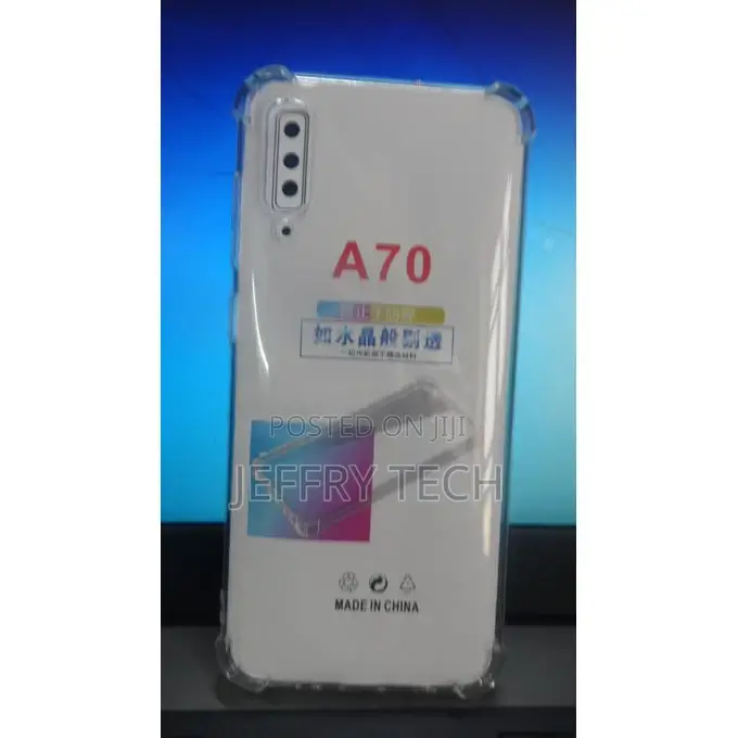 Anti-Shock Transparent Case for Samsung A70