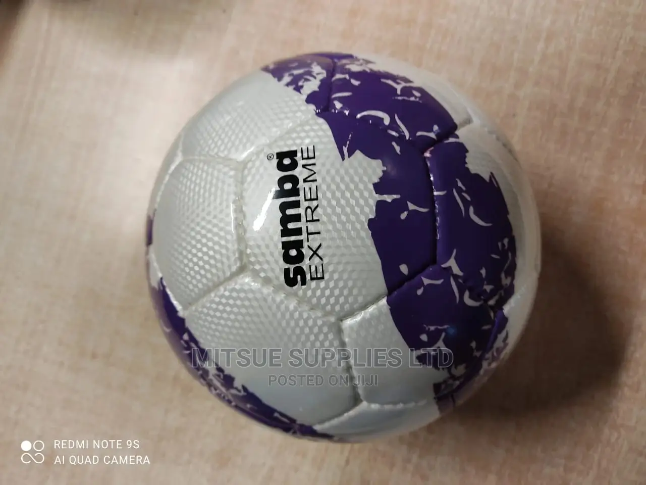 Samba Xtreme Football Purple White Ball