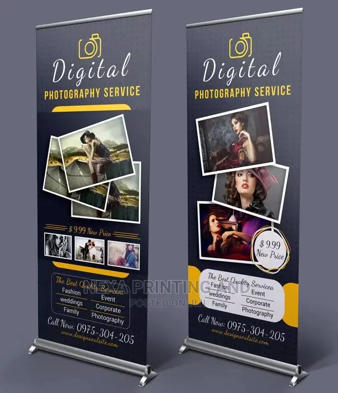 Photography and Videography Roll Up Banners