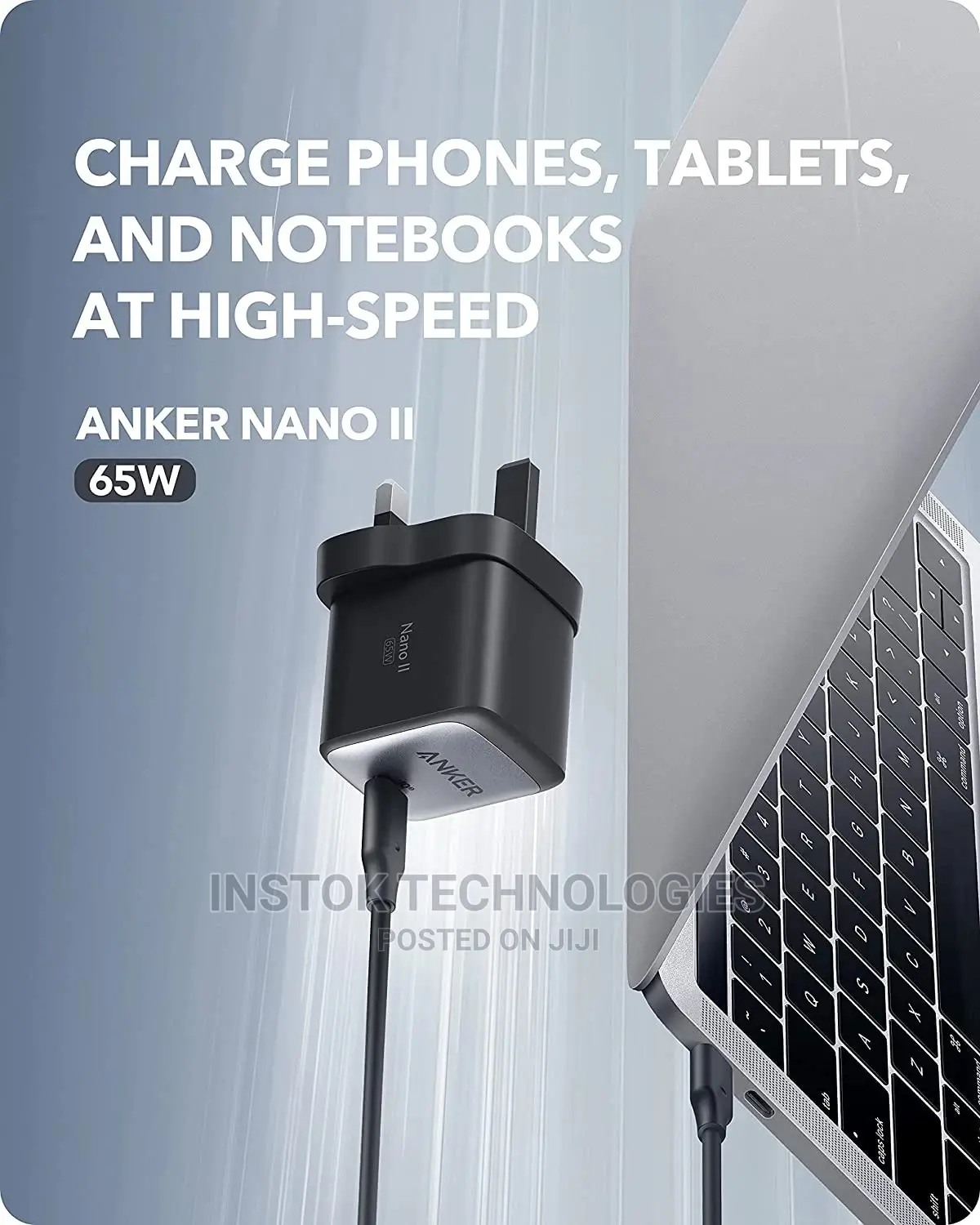 Anker Nano Ii 65W Gan Ii Pps USB C Fast Charger Adapter