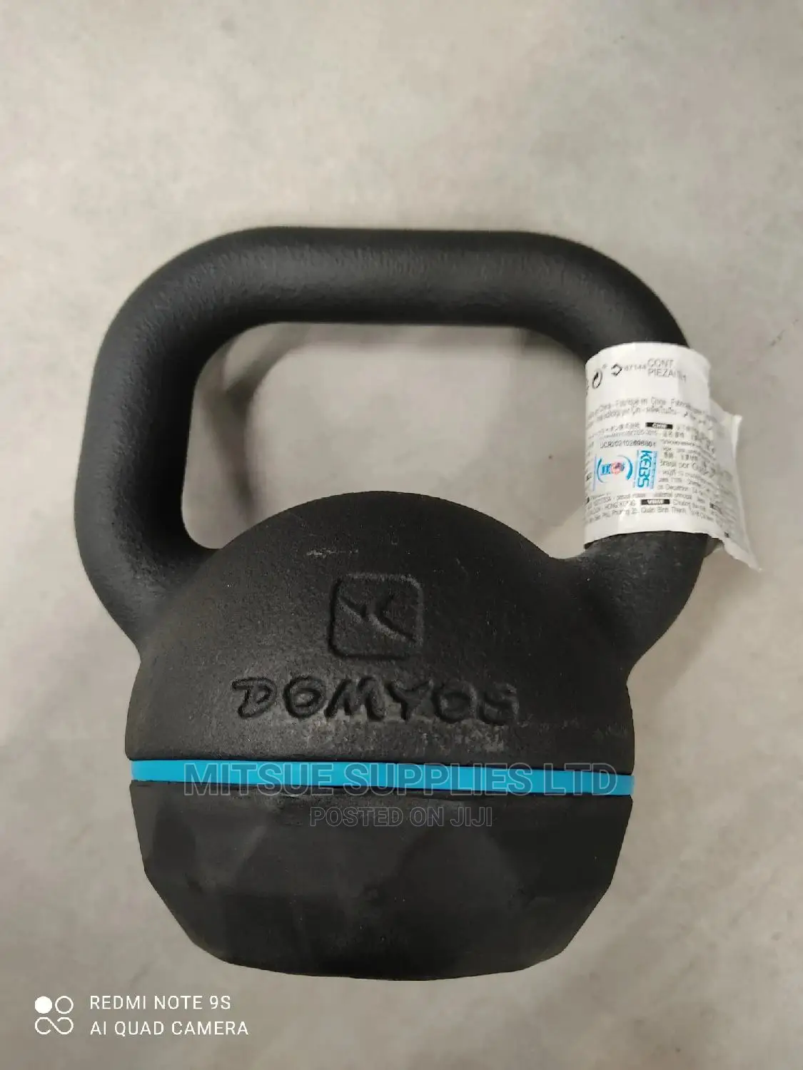 Domyos Kettle Bell 8KG With Ribber Base