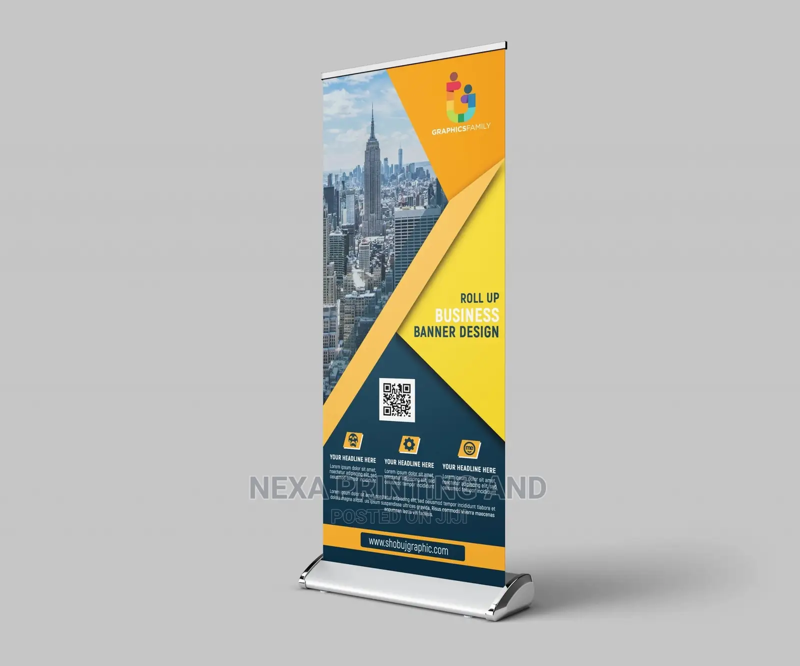Heavy Weight Roll Up Banners