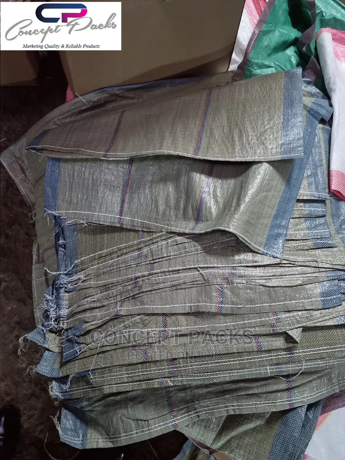 50pcs- New 90kg Gunia Polysacks Green