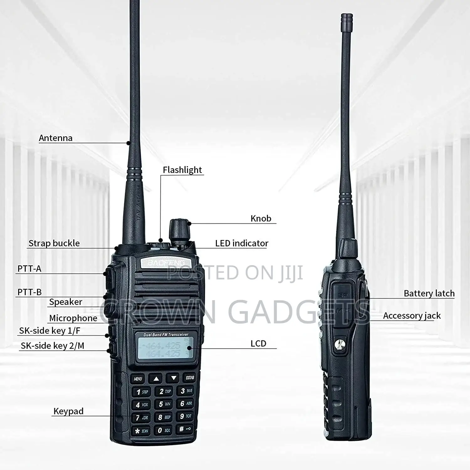 Baofeng Uv82 Plus VHF/ Uhf Dual Band Walkie Talkie Two-Way