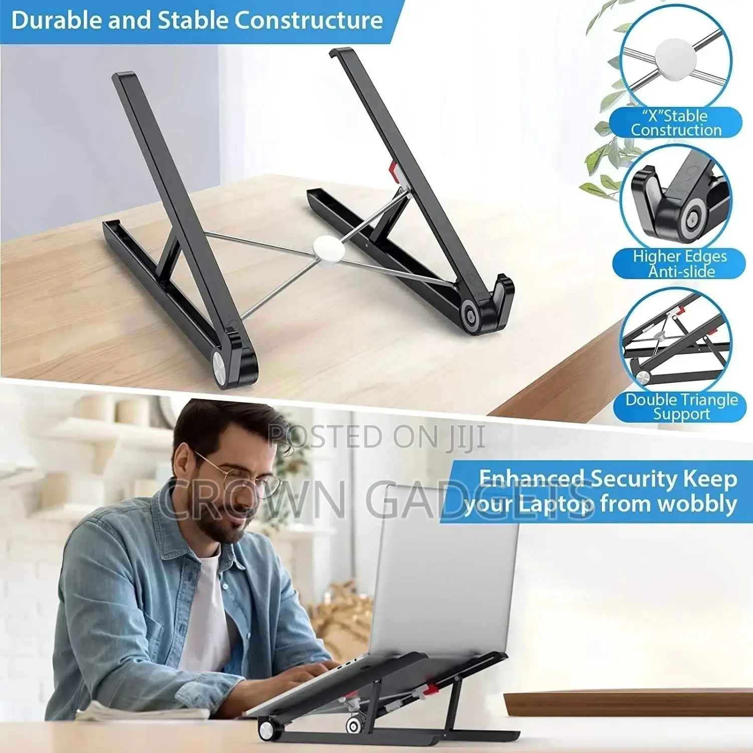 MULTI-ANGLE DESIGN Ivoler Laptop Stand