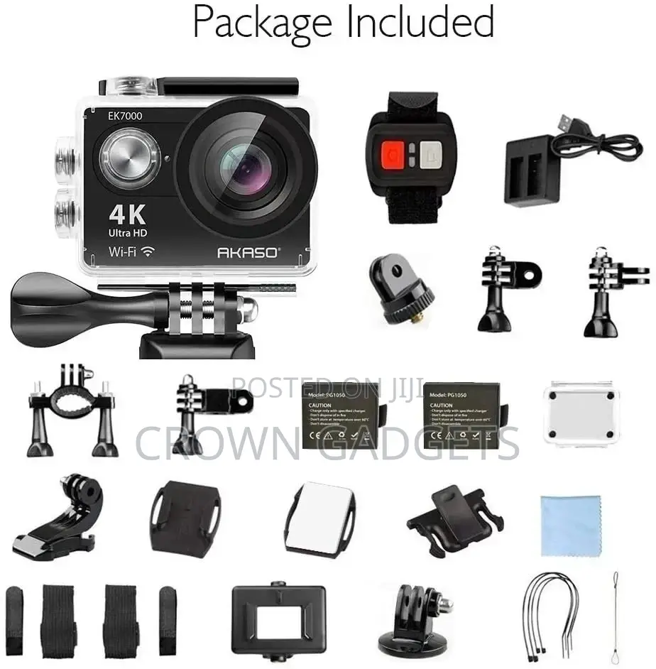 Waterproof HD Sports Camera 1080P - Black Advanced