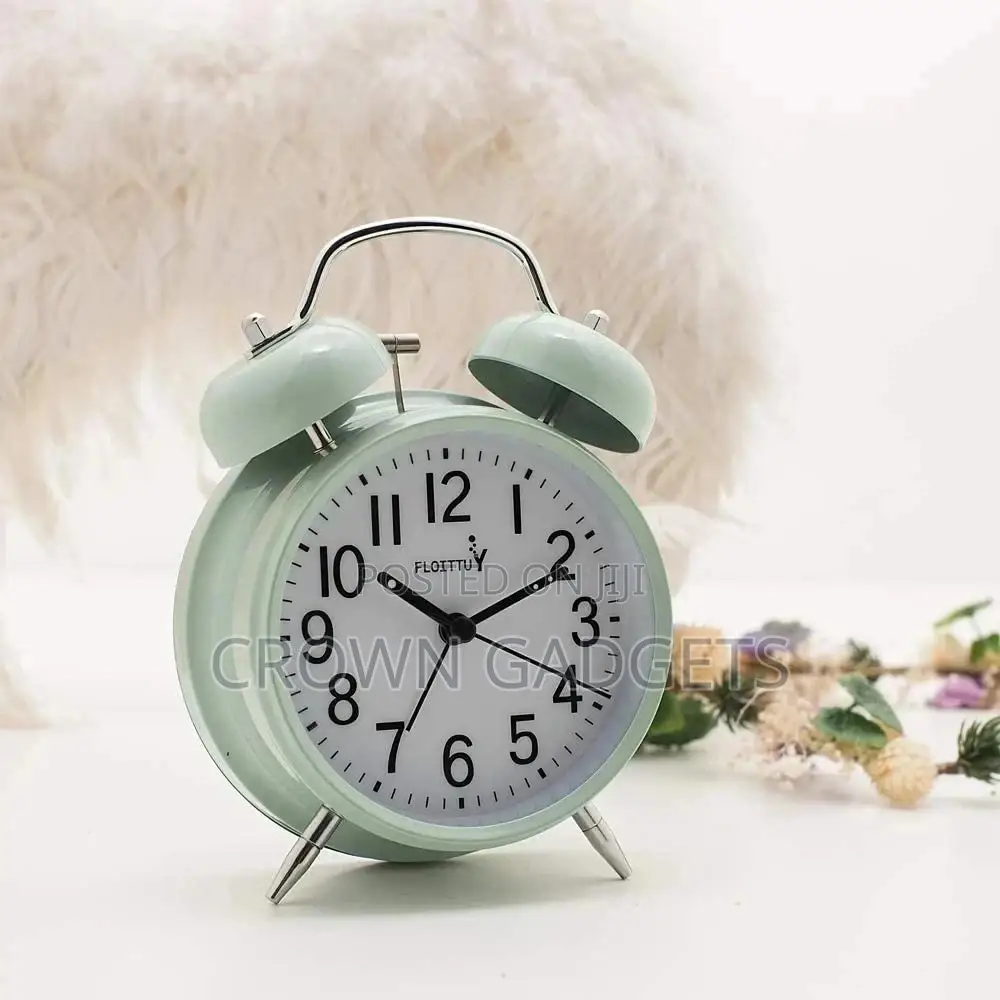 Classic Retro Twin Bell Battery Powered Alarm Clock