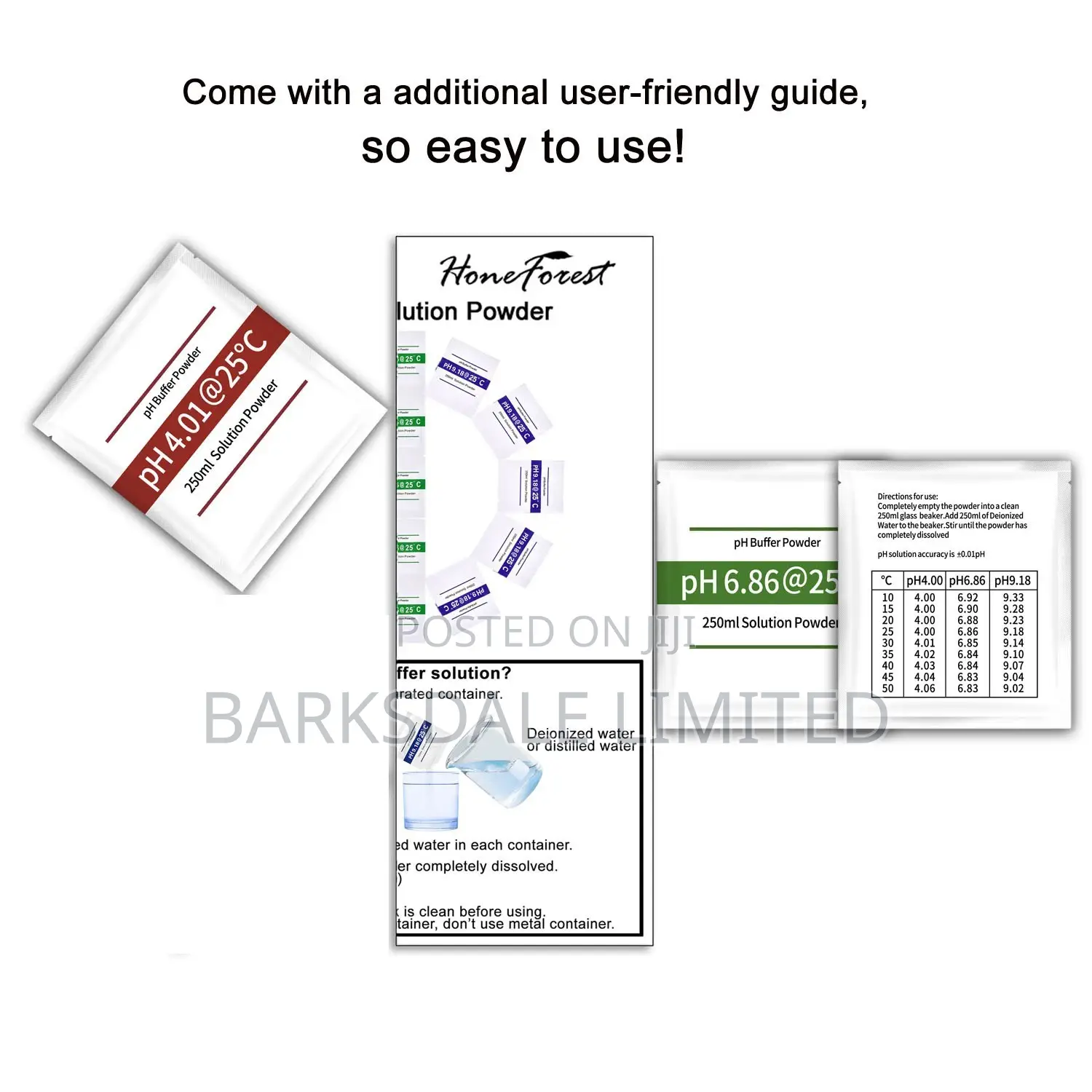 Calibration 2 Pack PH Digital Meter Buffer Powder