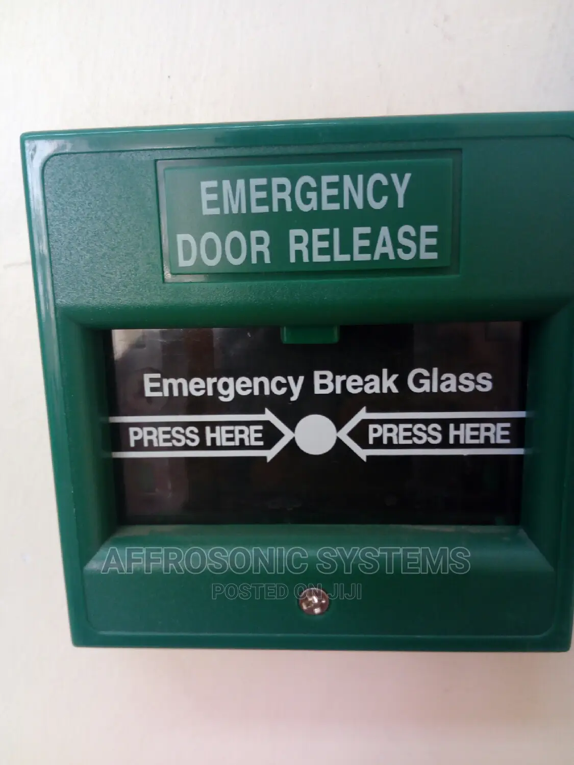 Break Glass - Emergency Door Release