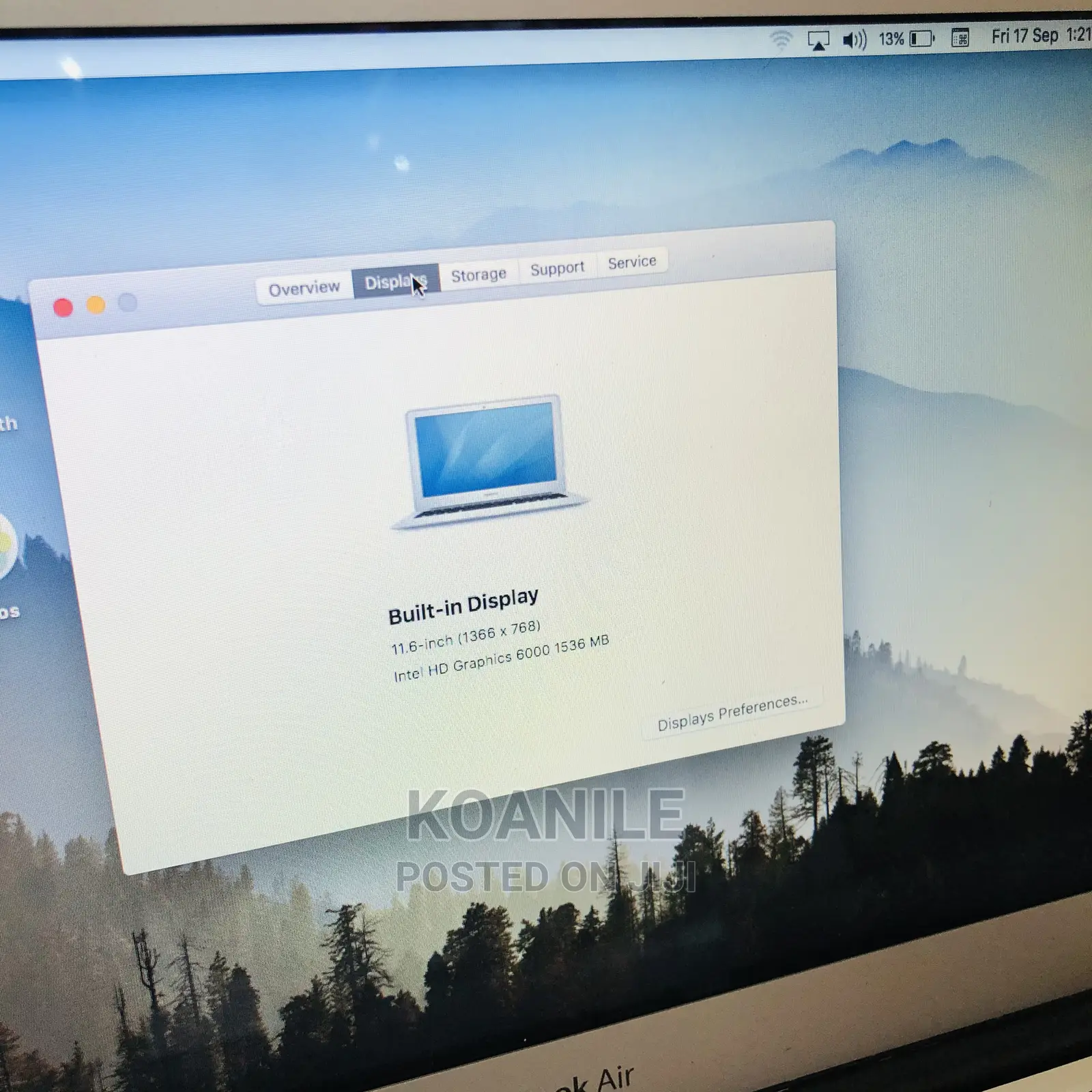 Laptop Apple MacBook Air 2015 4GB Intel Core I5 SSD 128GB