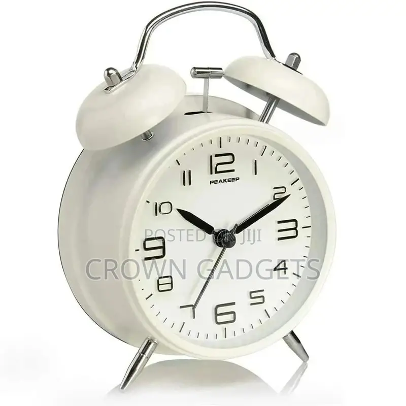Twin Bell Alarm Clock With , Loud Alarm