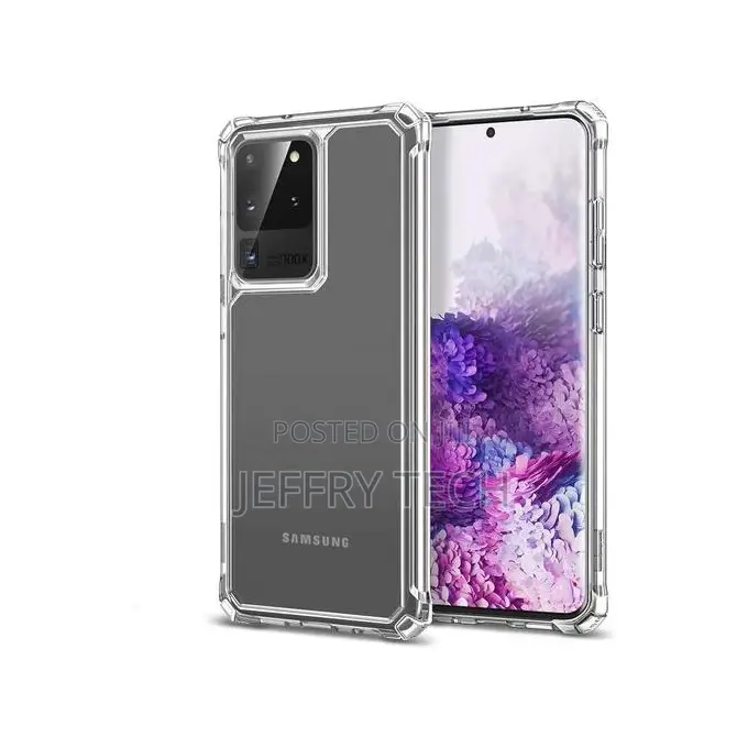 Cover for Samsung S20 Ultra Silicone Clear Anti Slip