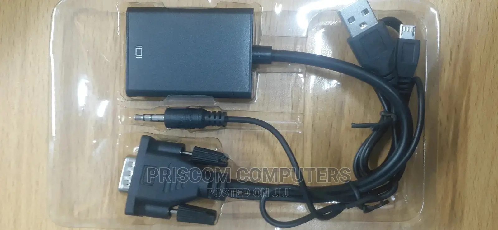 VGA to HDMI Converter Adapter Cable + Audio Output