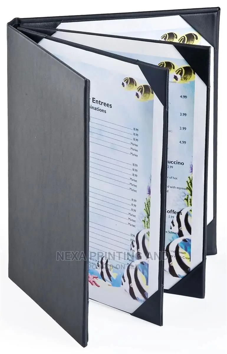 Food Menu /Bill Holders Printing