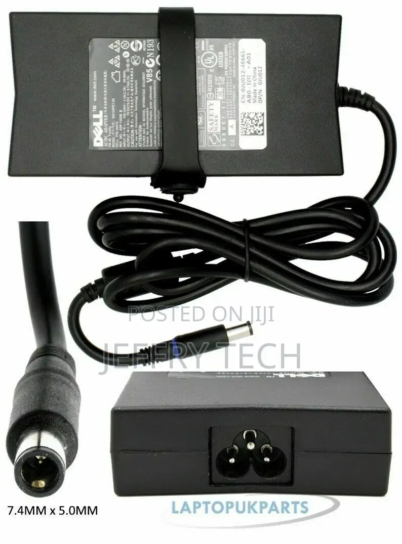 Dell Laptop Charger 130W AC Adapter Charger 19.5V 6.7A - LA1