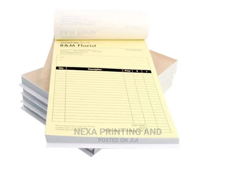 Cash Sale Receipt Books