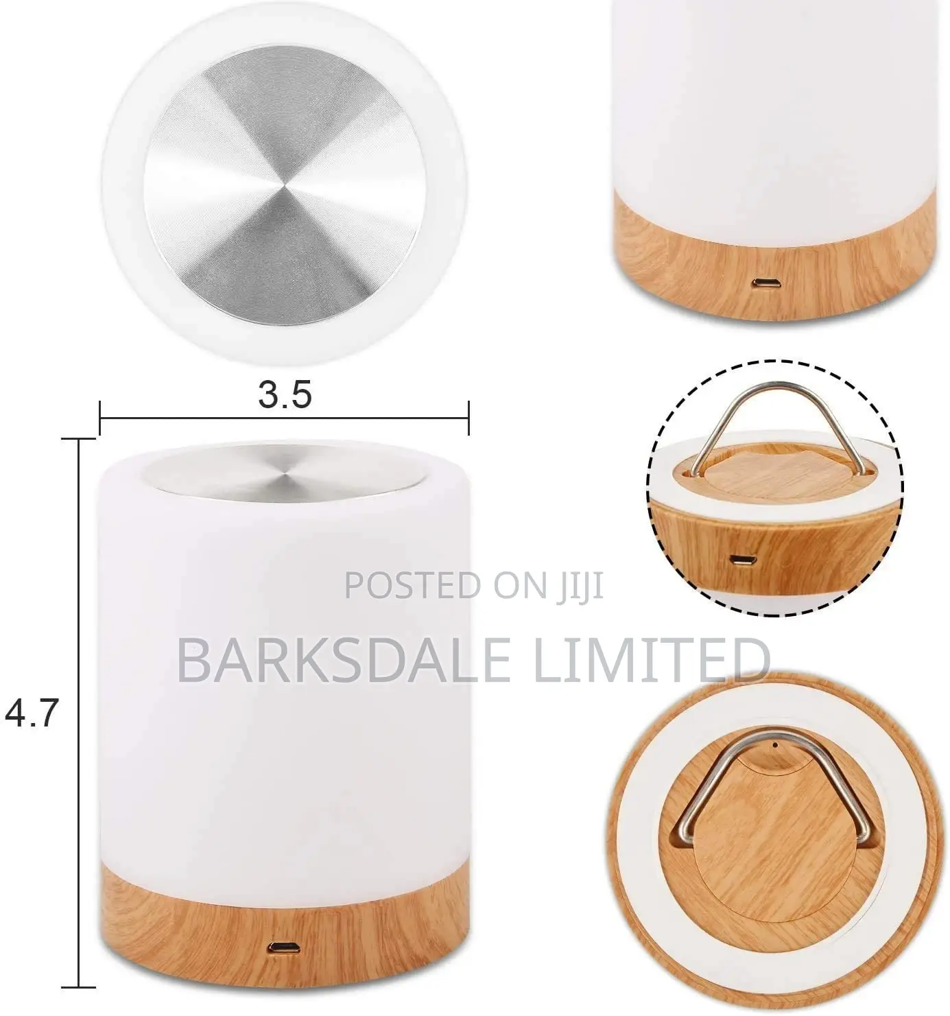 Night Light Touch Bedrooms Portable Table Bedside Lamps Rech