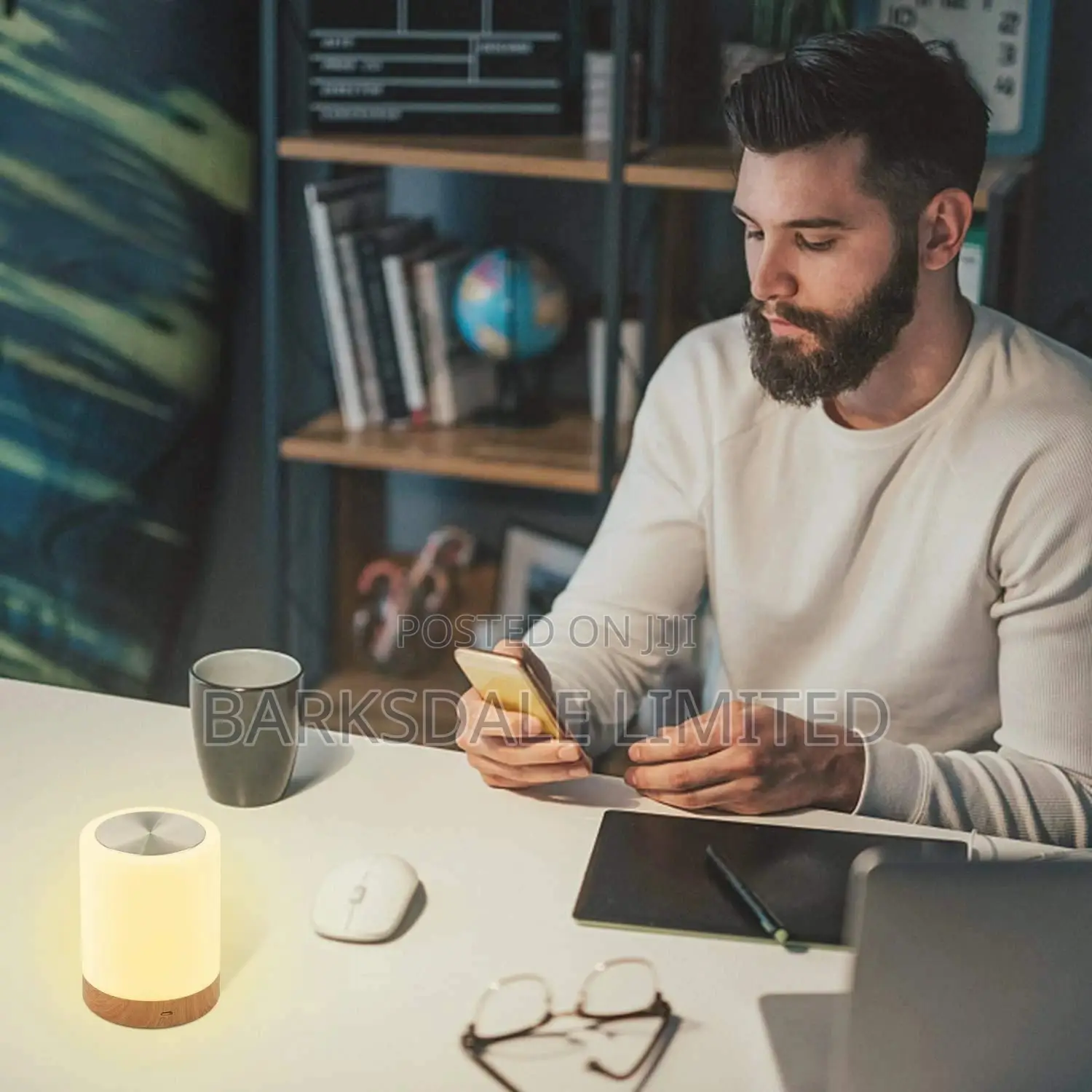 Night Light Touch Bedrooms Portable Table Bedside Lamps Rech
