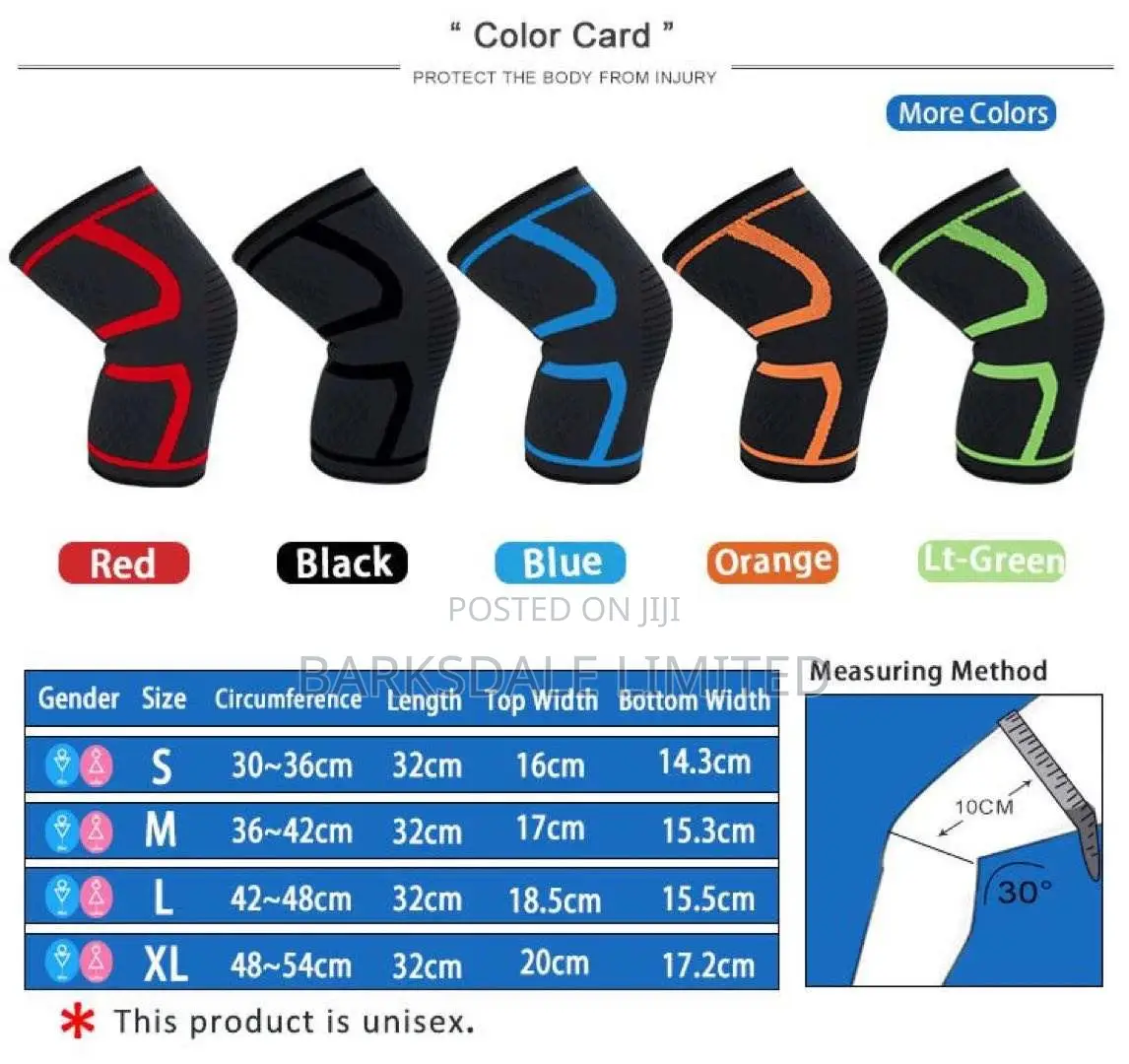 2pcs Knee Sleeve Compression Brace Support Wrap Sport Joint