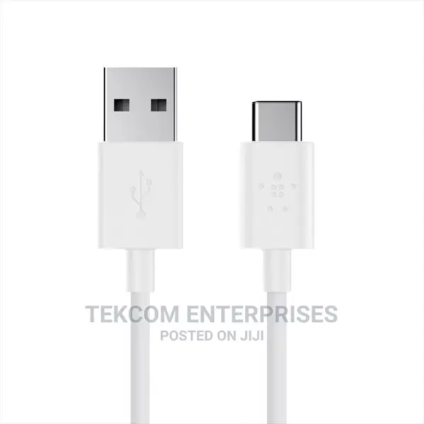 Belkin Mixit 2.0 USB-A TO USB-CTM Charger - 1.2M - White