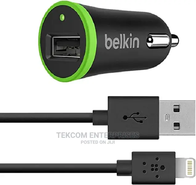 Belkin Boostup Quick Charger 3.0 Car Charger With USB-A TO U