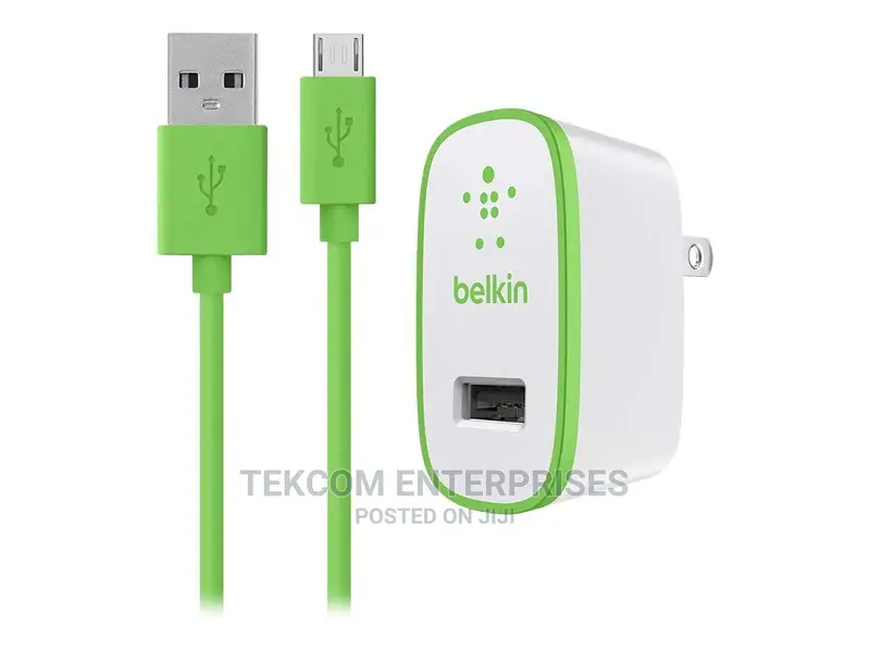 Belkin Micro AC Charger, 2.1A, Universal, USB-A to USB-C Cab