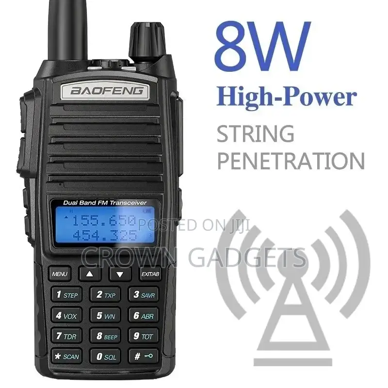 Baofeng Uv-82 Plus 8w 10km Long Range Powerful Walkie Talki