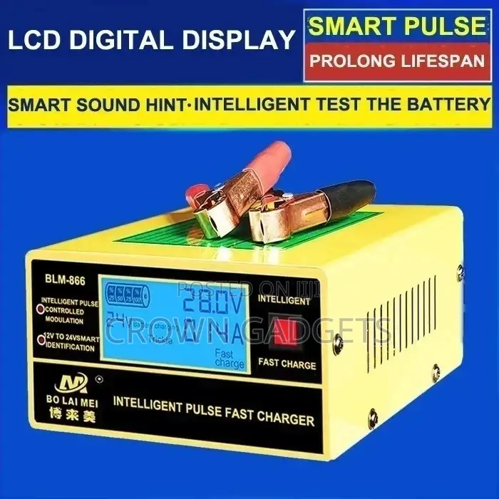 Automatic Smart Pulse Car Battery Charger,Trendy G
